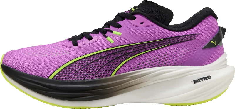 Camping hiking trail zone-Puma Deviate Nitro 3 Mens Running Shoes - Purple