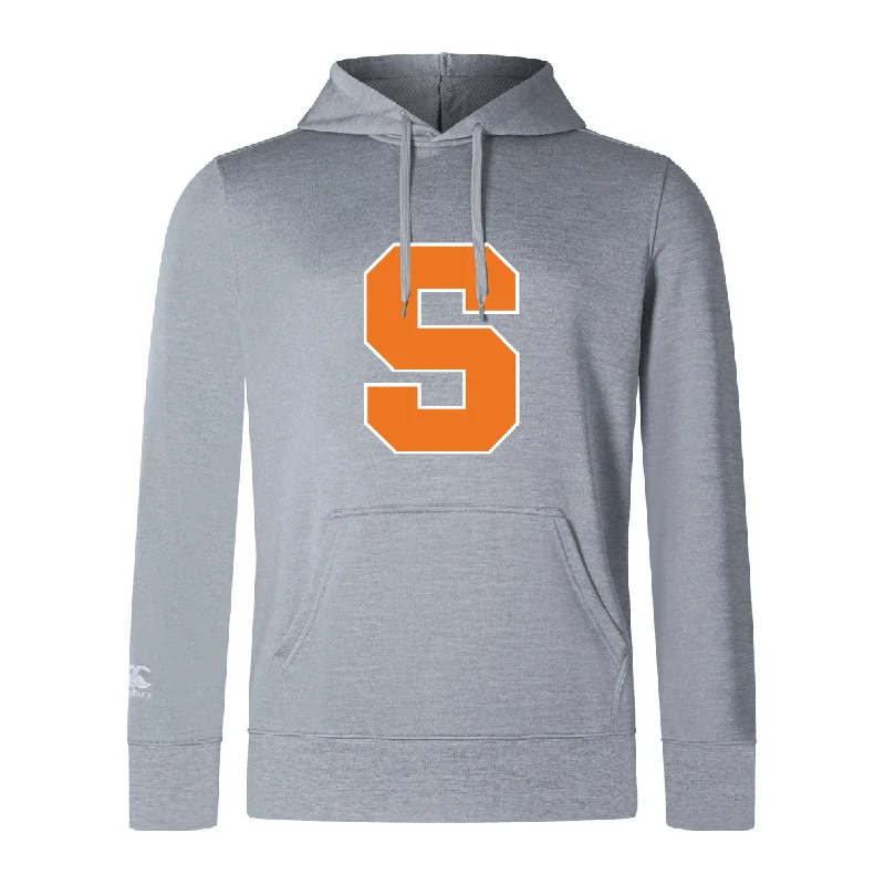 Camping hiking trail stream-Syracuse University Women's RFC Club Lightweight Hoodie by Canterbury