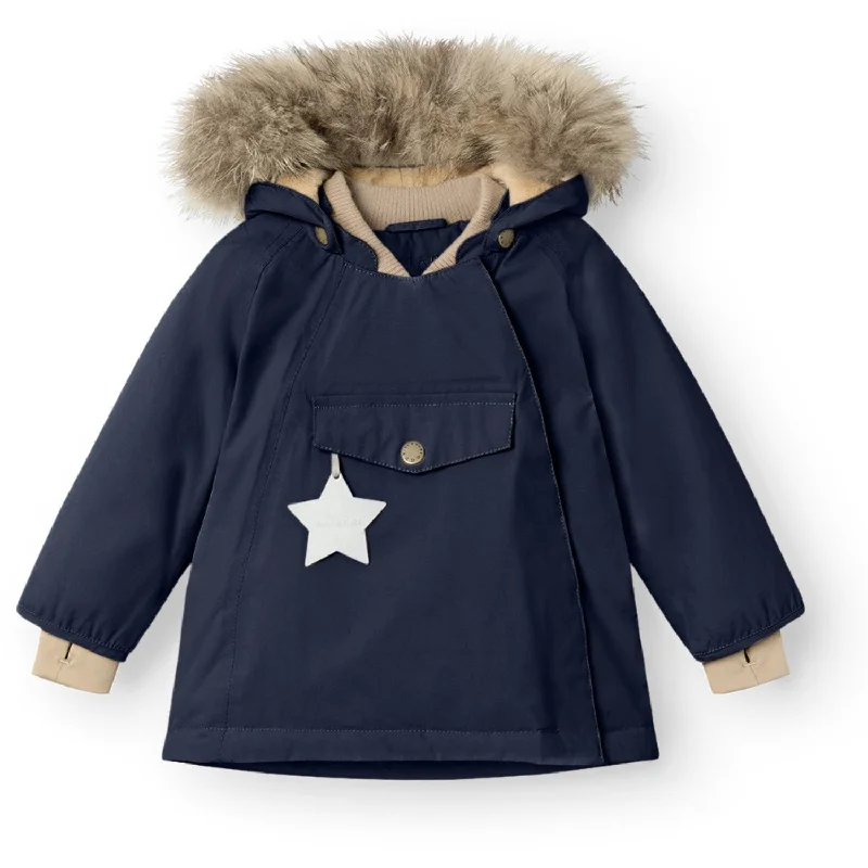 Camping hiking gear excellence-Mini A ture Outer space Wang Fleece Winter Jacket m. Fur