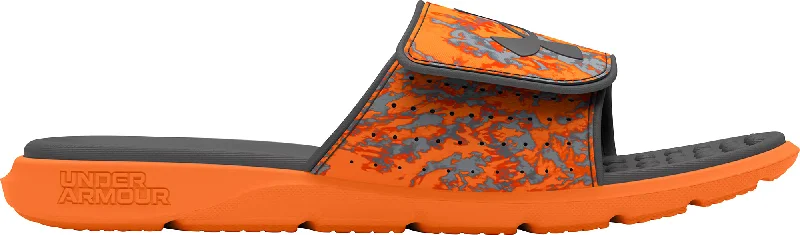 Camping hiking outdoor shine-Under Armour Ignite Pro Graphic Strap Sliders - Orange