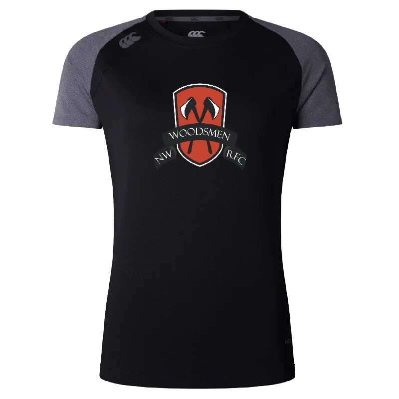 Camping hiking nature cheer-Northwest Woodsmen RFC Women's Elite Training Tee by Canterbury