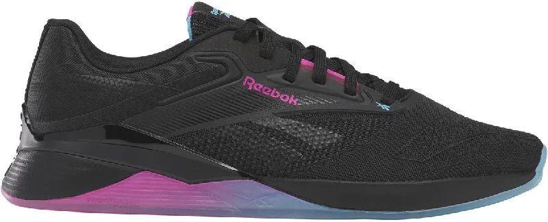 Camping hiking trail stamina-Reebok Nano X4 Mens Training Shoes - Black