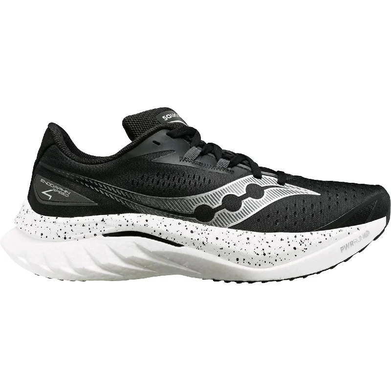 Camping hiking trail riches-Saucony Endorphin Speed 4 Mens Running Shoes - Black