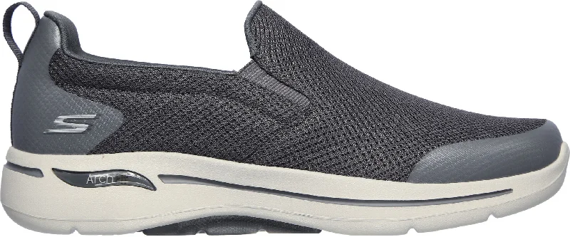 Camping hiking gear scores-Skechers GOWalk Arch Fit Togpatch Slip On Mens Walking Shoes - Grey