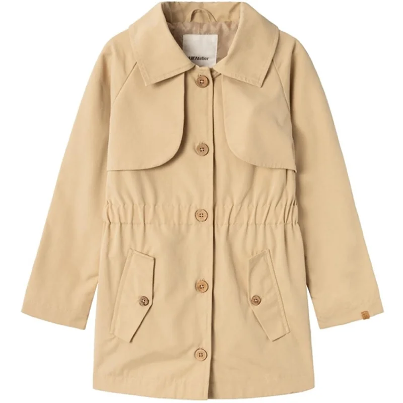 Camping hiking nature lift-Lil'Atelier Warm Sand Lamadelin Trenchcoat