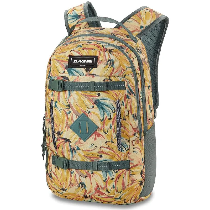 Camping hiking gear thrill-Dakine Unisex Bunch O Bananas Mission Pack 18L One Size Backpack - 10003795-BUNCHOBANANAS