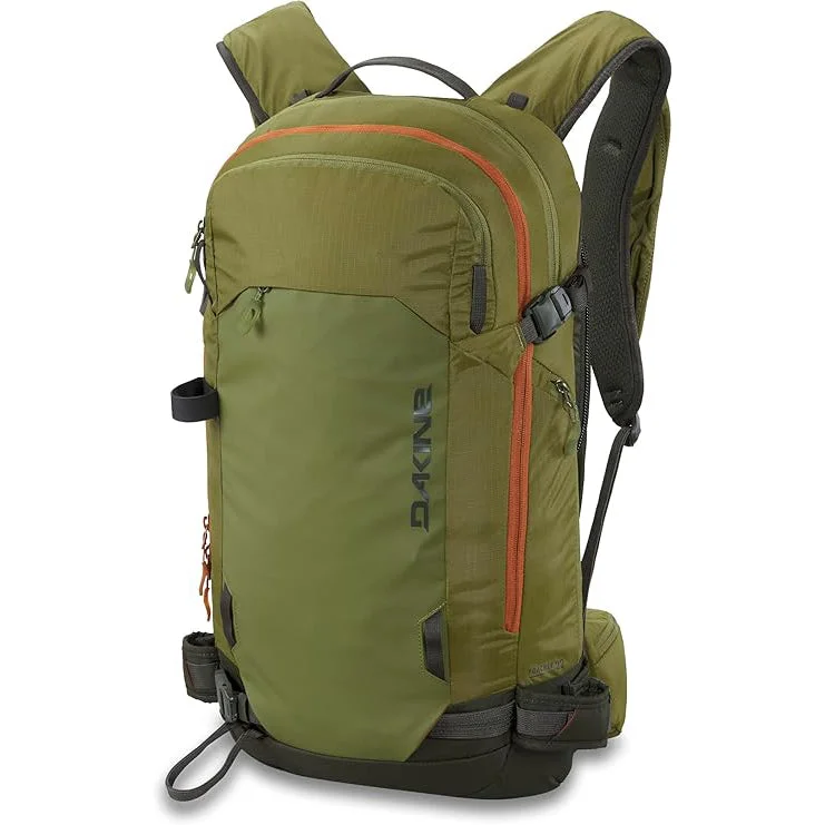 Camping hiking trail wave-Dakine Mens Utility Green 22L One Size Poacher Backpack - 10003575-UTILITYGREEN