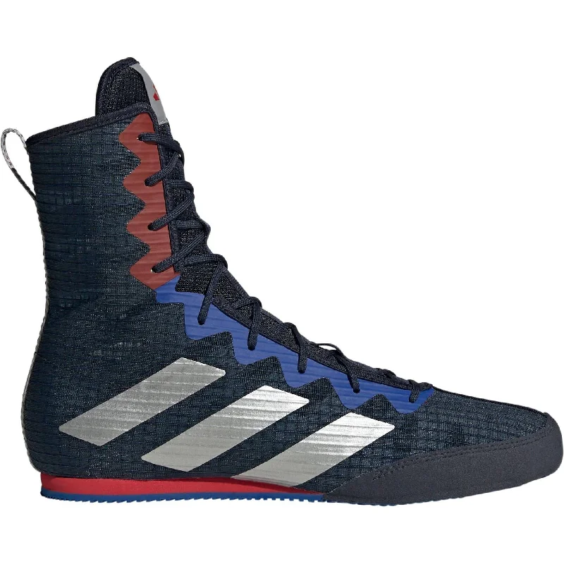 Camping hiking gear thrill-adidas Box Hog 4 Mens Boxing Shoes - Navy