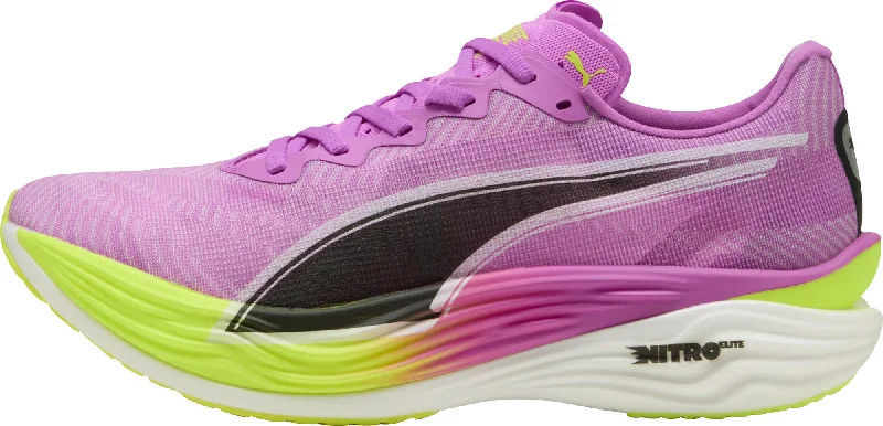 Camping hiking gear bloom-Puma Deviate Nitro Elite 3 Mens Running Shoes - Purple