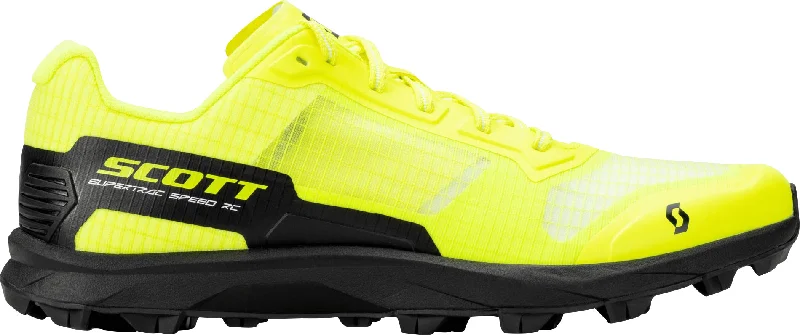 Camping hiking trail wind-Scott Supertrac Speed RC Mens Trail Running Shoes - Yellow