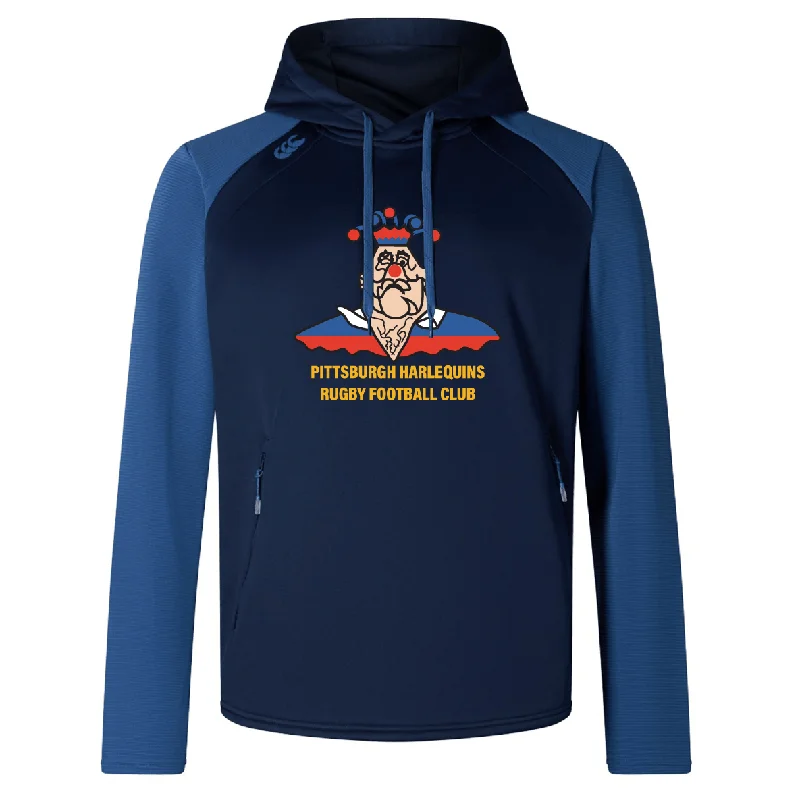 Camping hiking trail turn-Pittsburgh Harlequins Rugby Elite Training Hoody by Canterbury