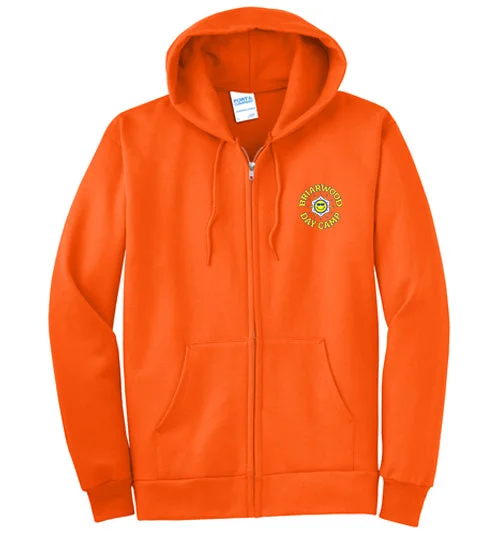 heavy-duty camping mat ties-Briarwood Zip Hoodie