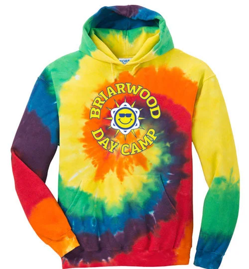 rechargeable camping path lamps-Briarwood Tie-Dye Hooded Sweatshirt