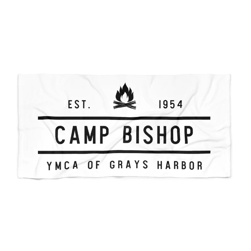 versatile camping stove tops-Camp Bishop Beach Towel