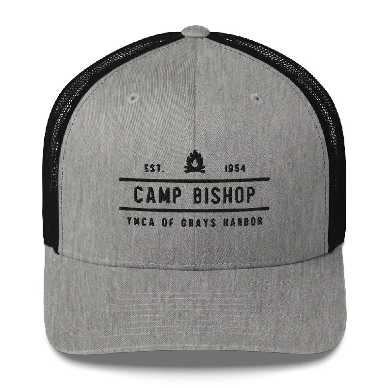 portable camping USB strips-Camp Bishop Trucker Hat