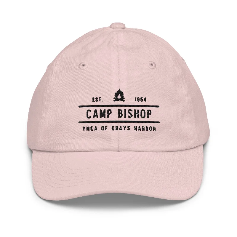 compact camping grill tops-Camp Bishop Youth Baseball Cap