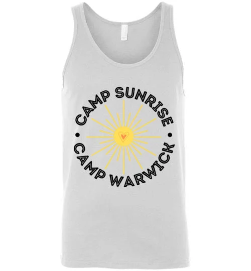 eco-friendly camping hand wipes-Camp Sunrise Unisex Tank