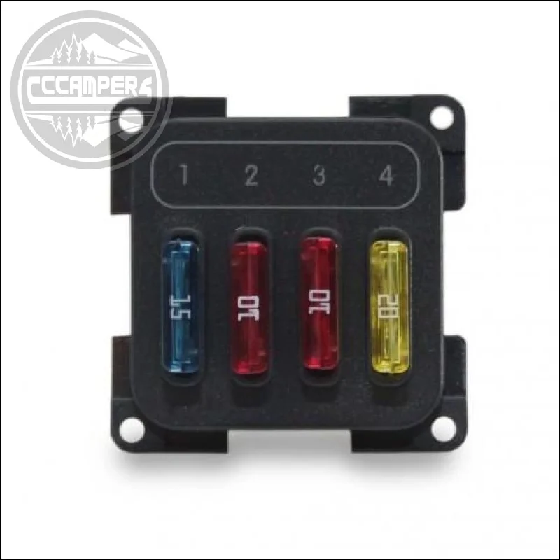 foldable camping sink trays-CBE 12v Electrical 4 Fuse Box Module