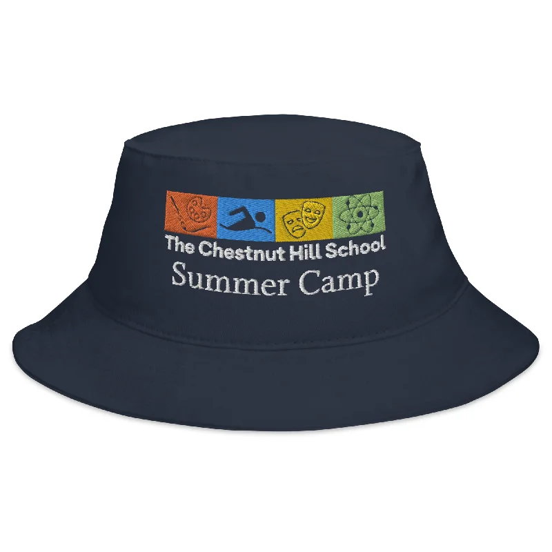 collapsible camping drink flasks-Chestnut Hill School Classic Bucket Hat - Modern