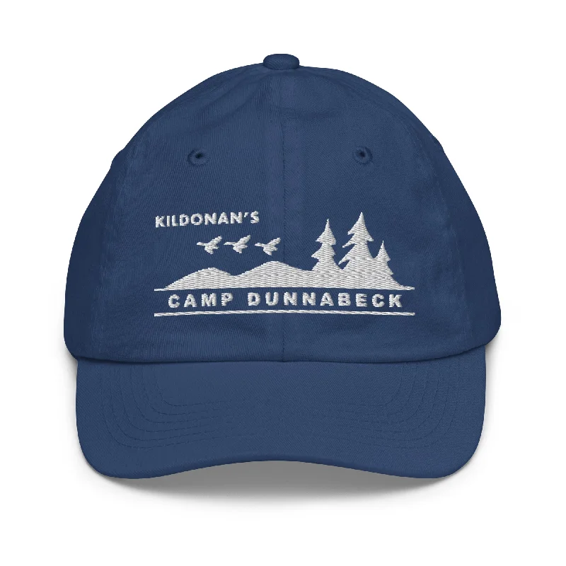 compact camping fire signals-Dunnabeck Youth Baseball Cap