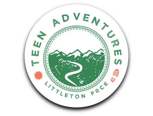 durable camping torch trays-Littleton Decal Stickers - Teen Adventures