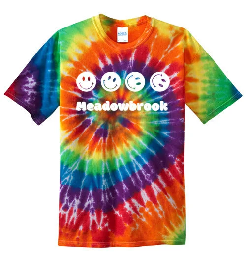 quick-dry camping body towels-Meadowbrook Tie Dye T-Shirt