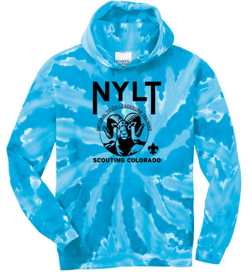 durable camping tent anchors-NYLT Tie-Dye Hooded Sweatshirt