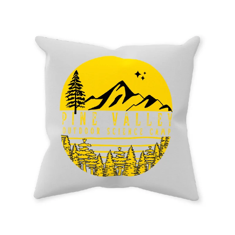 weather-resistant camping jackets-Pine Valley Autograph/Throw Pillow