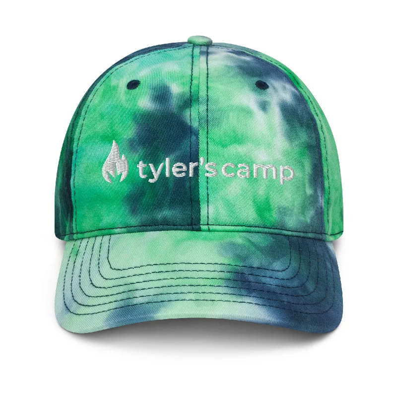 solar-powered camping path lights-Summer Collab Tie Dye Cap - Tyler's Camp