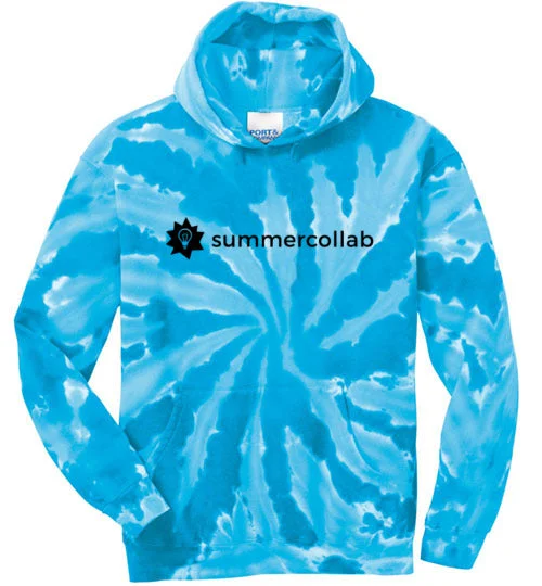 windproof camping pole anchors-Summer Collab Tie-Dye Hoodie