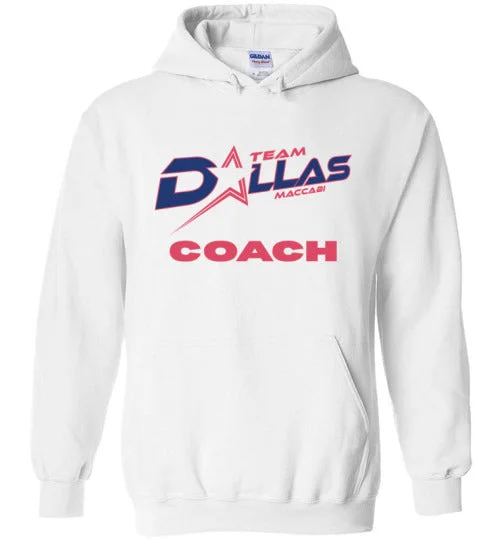 high-performance camping neck buffs-Team Dallas Hoodie - Coach