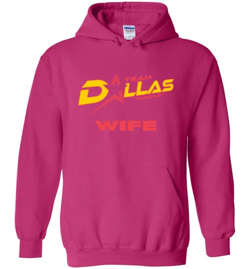 heavy-duty camping mat braces-Team Dallas Hoodie - Wife