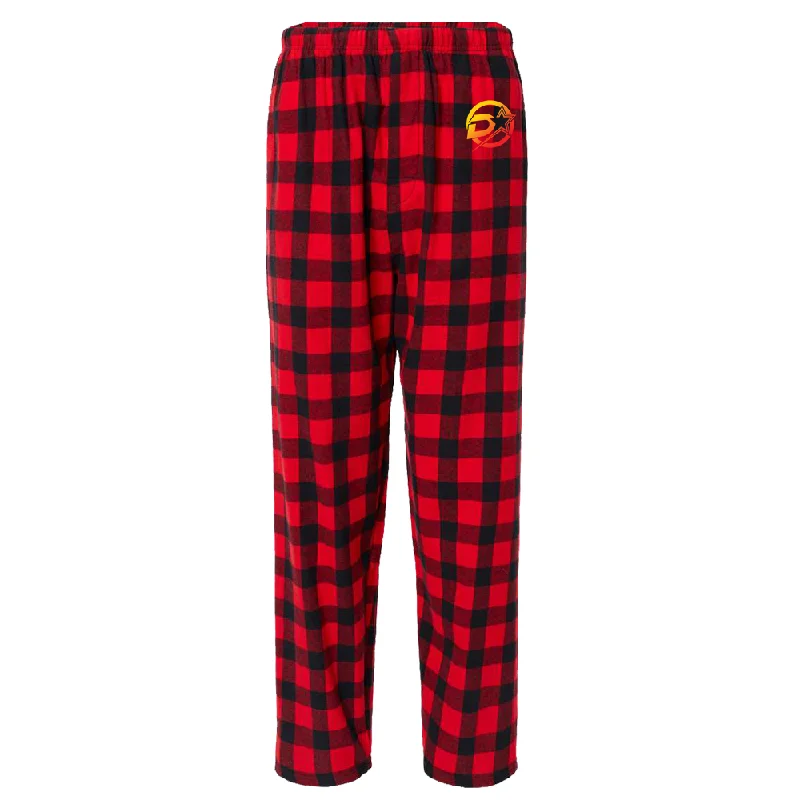 waterproof camping mat covers-Team Dallas Pajama Pants - Red/Yellow D Star