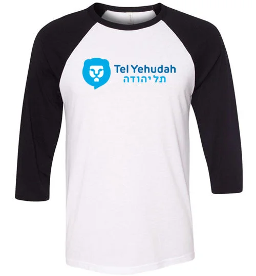 insulated camping juice flasks-Tel Yehudah 3/4 Sleeve T-shirt