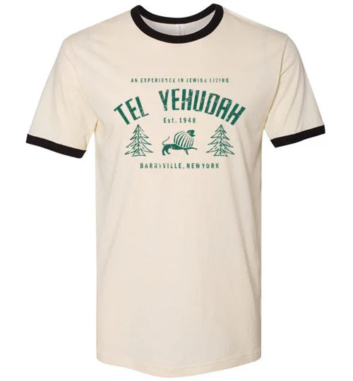 compact camping grill frames-Tel Yehudah Ringer T-Shirt