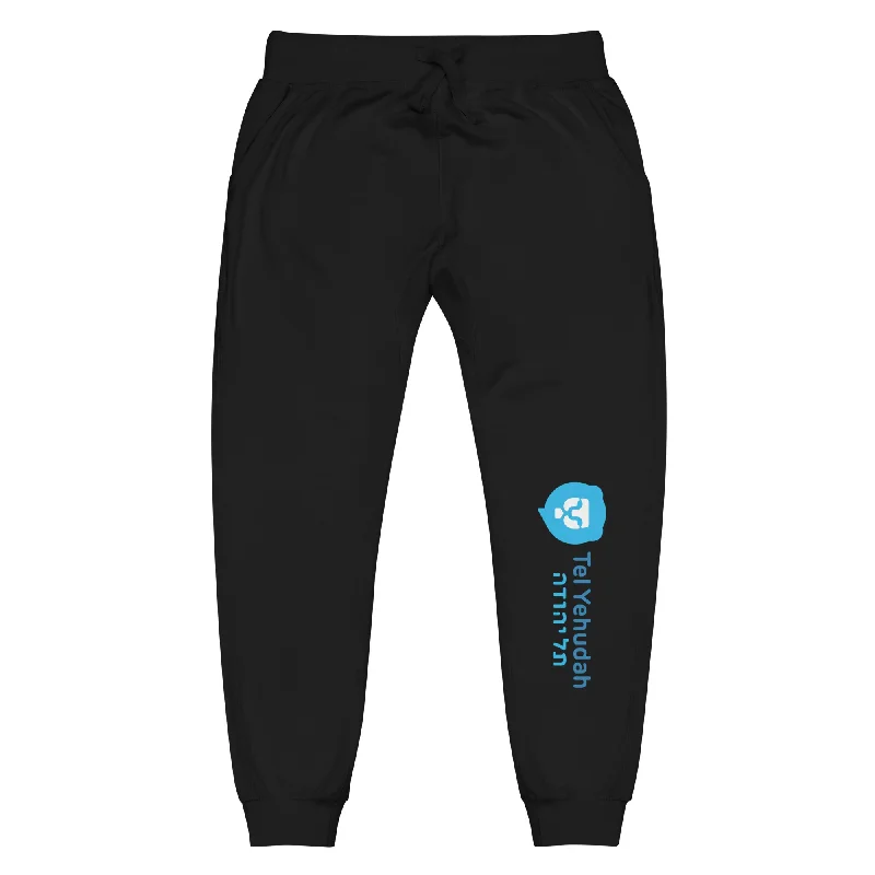 ergonomic camping seat backs-Tel Yehudah Unisex Fleece Sweatpants