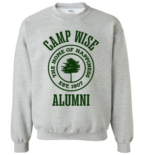 portable camping tea brewers-Wise Alumni Crewneck Sweatshirt