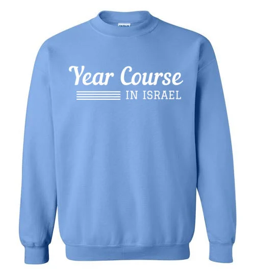 lightweight camping stove holders-Young Judaea Israel Crewneck Sweatshirt - Year Course