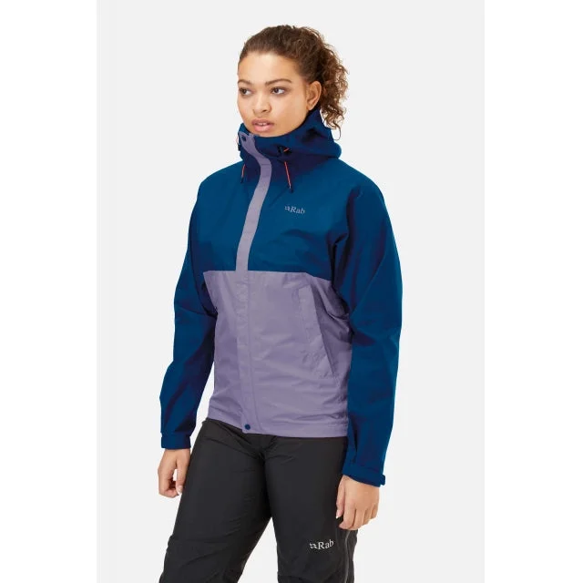 Camping hiking gear wave-Women's Downpour Eco Waterproof Jacket