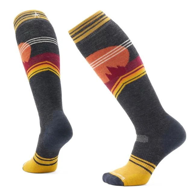 Camping hiking trail flash-Women's Snowboard Moon Energy Over The Calf Socks