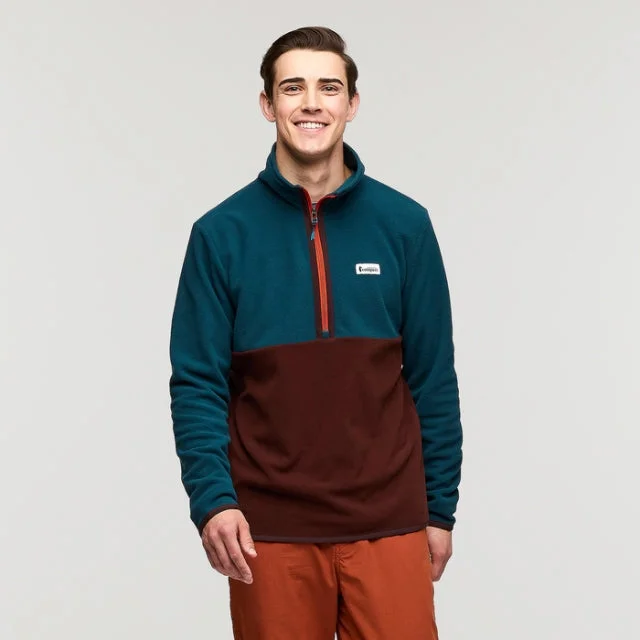 Camping hiking trail climb-Men's Amado Fleece Pullover