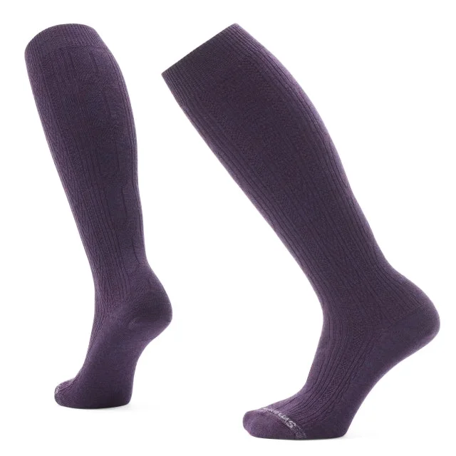 Camping hiking outdoor spark-Everyday Lifestyle Cable Knee High Socks