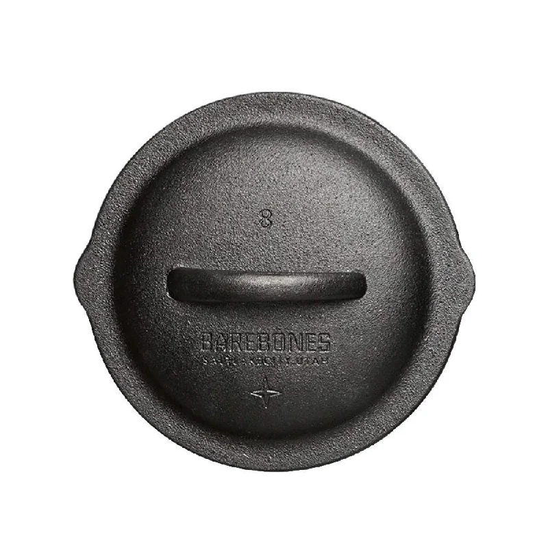 Camping hiking outdoor kick-Barebones 8 Inch Cast Iron Lid