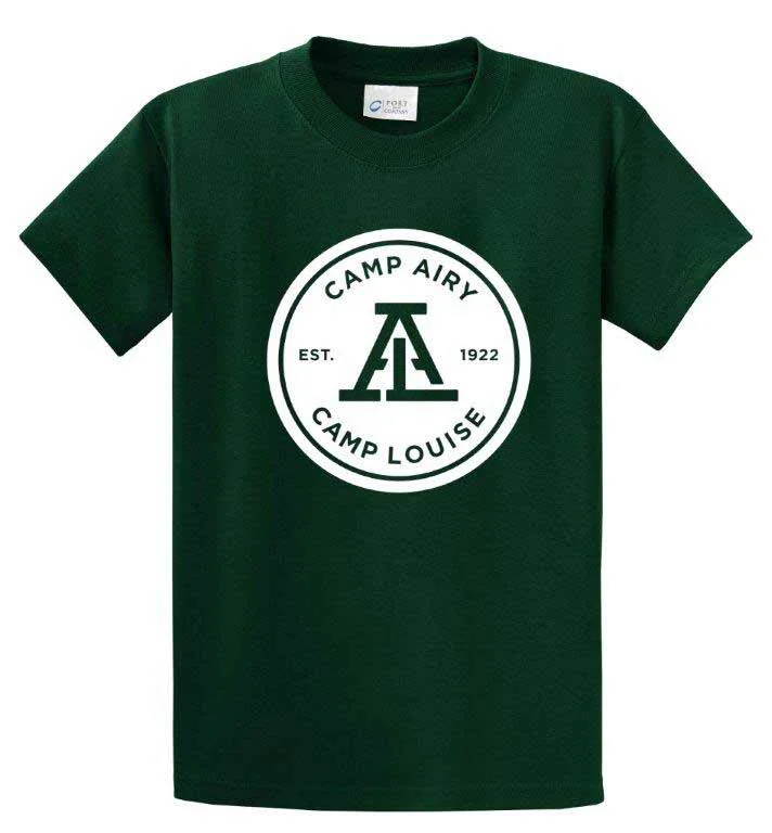 Camping hiking nature cheer-Camps Airy & Louise Logo Tee