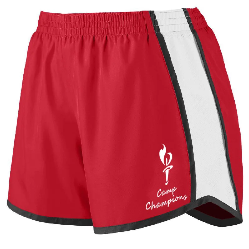 Camping hiking outdoor fire-Camp Champions Girls Running Shorts