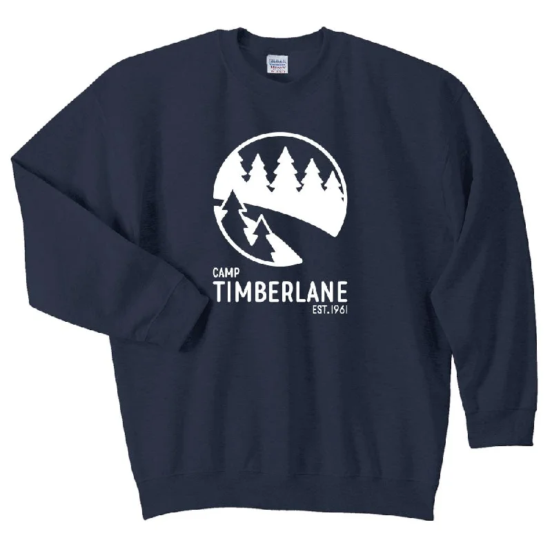 Camping hiking trail seam-Camp Timberlane Logo Crew