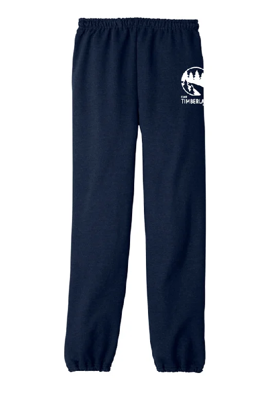 Camping hiking gear breeze-Camp Timberlane Logo Cinch Bottom Sweatpants