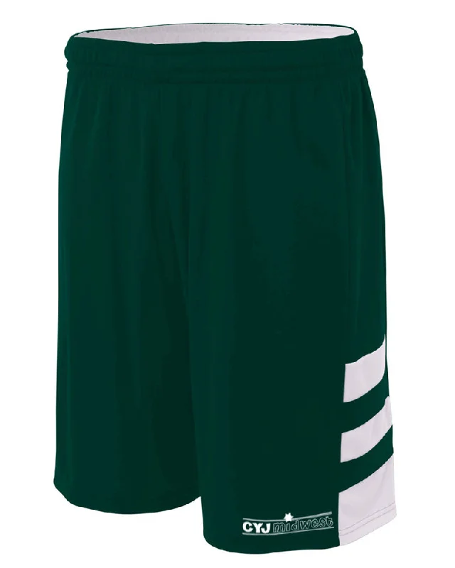 Camping hiking gear worth-Camp Young Judaea Midwest Reversible Basketball Shorts