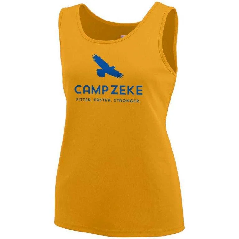 Camping hiking outdoor bloom-Camp Zeke Girls Performance Tank