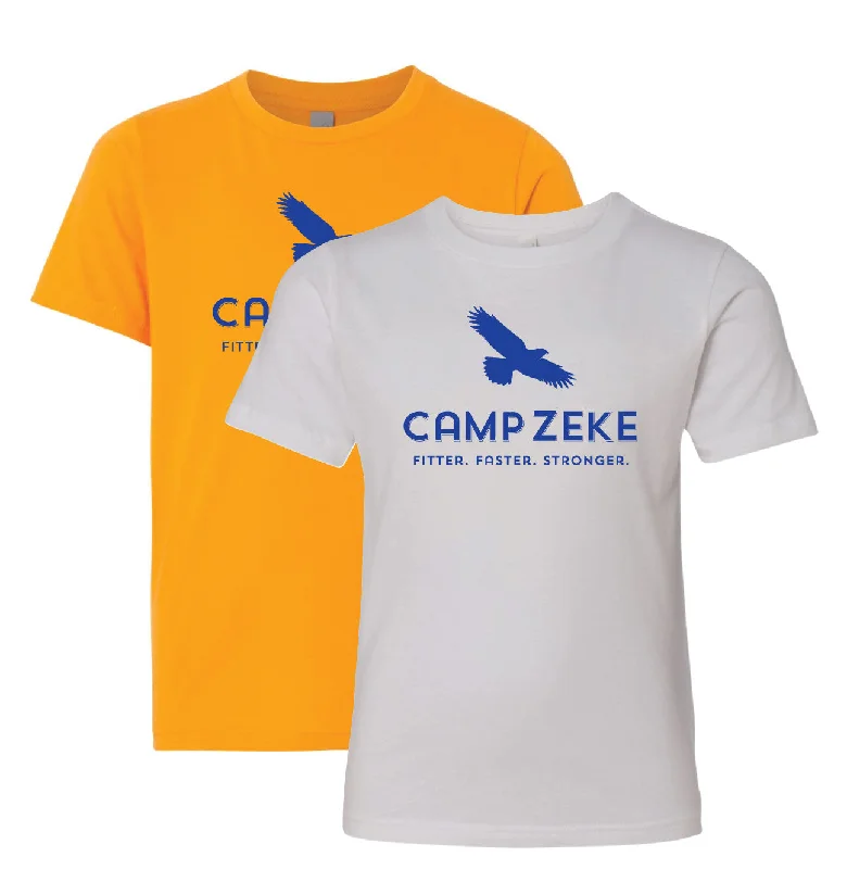 Camping hiking nature hush-Camp Zeke Logo Tee